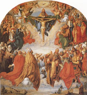 Albrecht Durer The Adoration of the Trinity (mk08) Spain oil painting art